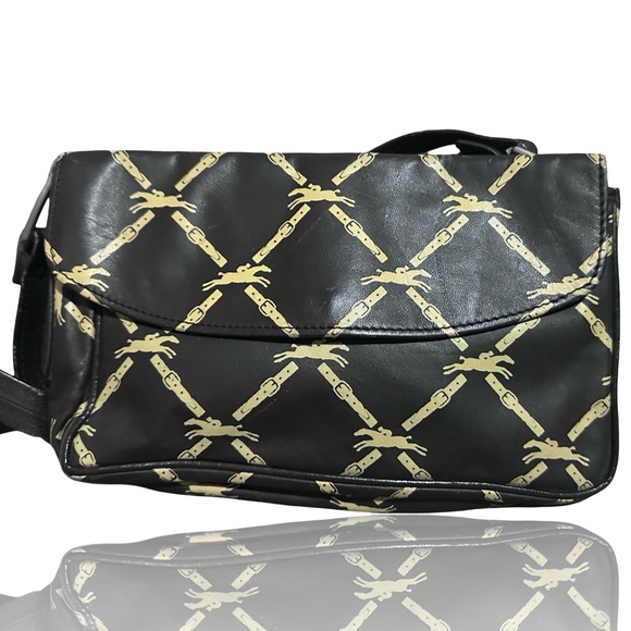 Longchamp Dark Brown Horse Logo Shoulder Bag / Crossbody - Picture 8 of 12